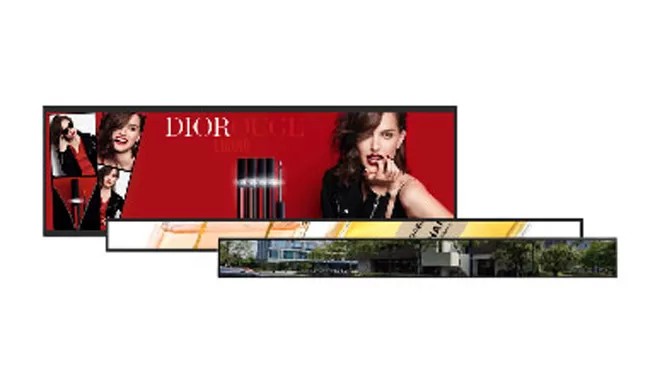 century launches the new full color strip lcd screens serie to enhance marketing effects and improve shopping experiences 1