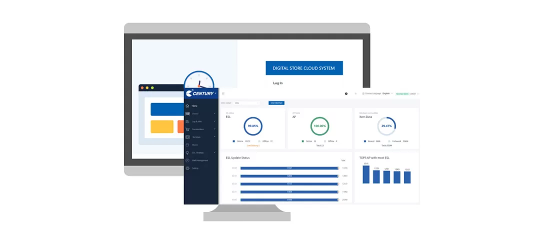 CENTURY ESL 클라우드 관리 소프트웨어